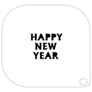 Stencil Happy New Year