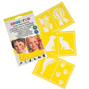 Stencil Maquilhagem Unisexo, 6 Unid.