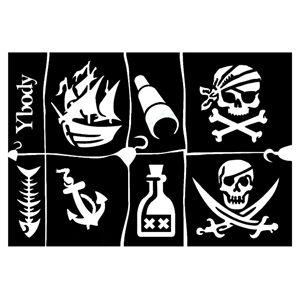 Stencil Piratas