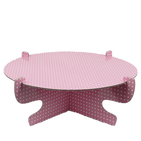 Suporte de Bolos Rosa, 30 Cm