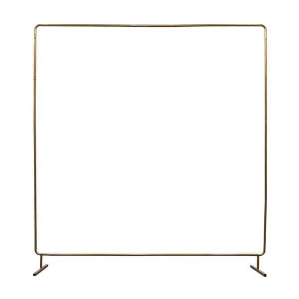 Suporte Dourado Quadrado para Cenário