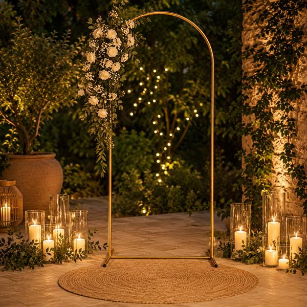 Suporte para Cenário Arco Dourado Grande