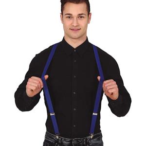 Suspensórios Azul Elásticos Lisos