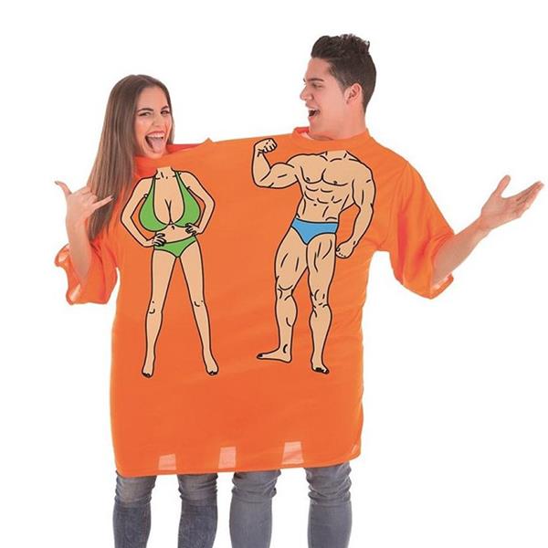 T-shirt Dupla Cómica, Adulto