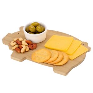 Tábua Forma de Porco em Bambu Tábua Forma de Porco em Bambu