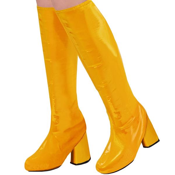 Tapa Botas Amarelo Vinil, Adulto