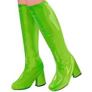 Tapa Botas Verde Vinil, Adulto