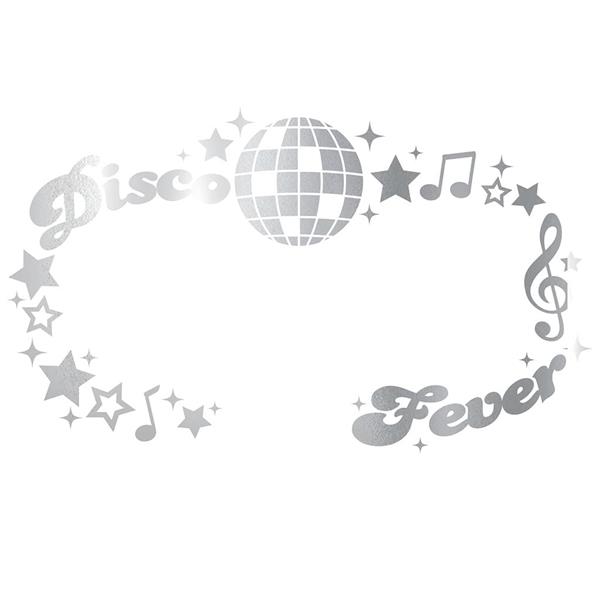 Tatuagem Adesiva Disco Prateada