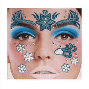 Tatuagem Adesiva Princesa do Gelo Brilhante