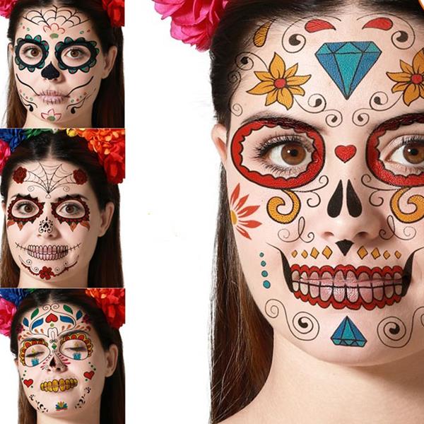 Tatuagem Temporária Catrina Dia dos Mortos