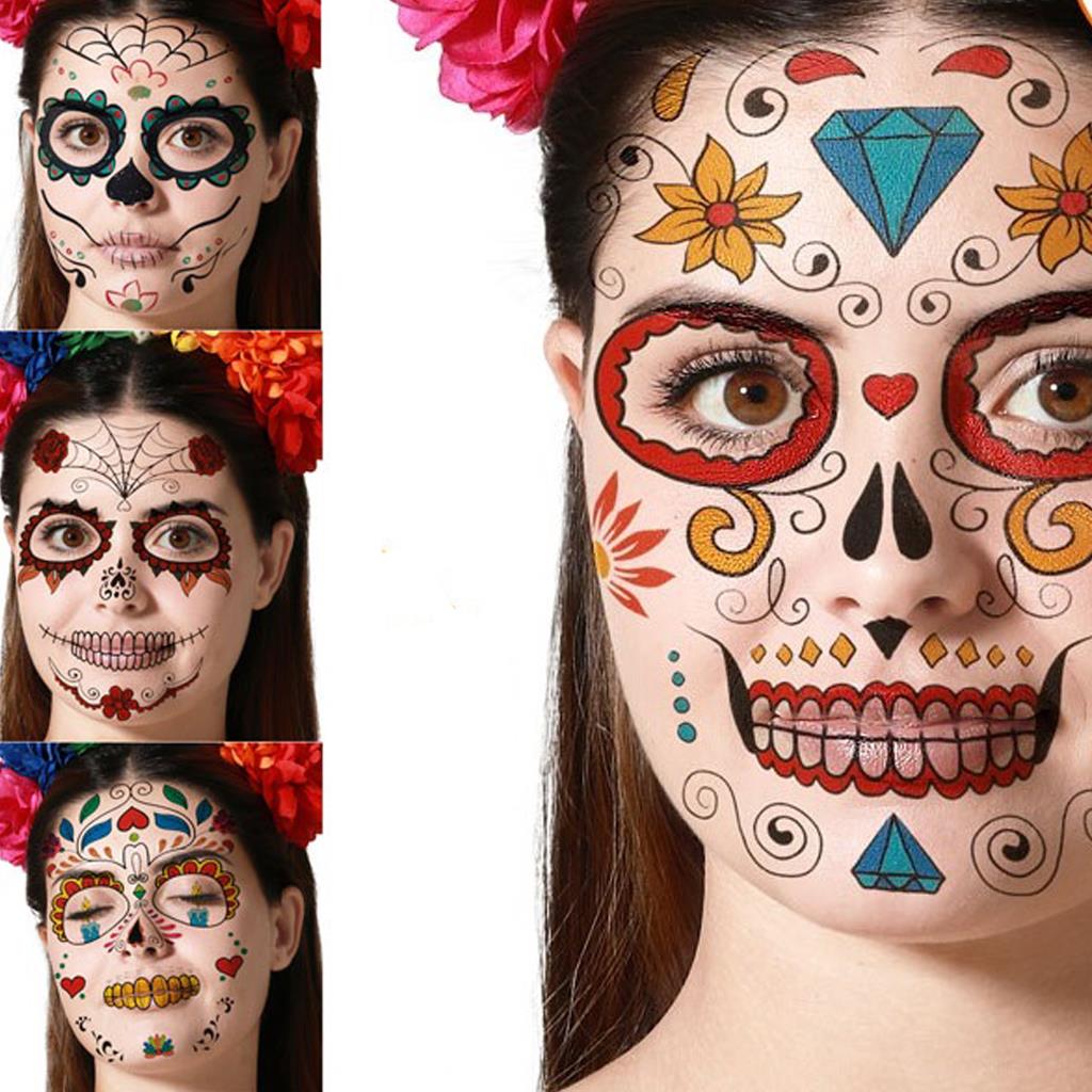 Tatuagem Temporária Catrina Dia dos Mortos