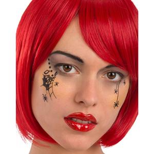 Tatuagens Adesivas com Aranhas Glitter