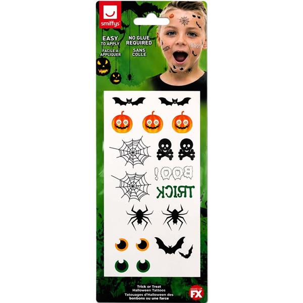 Tatuagens Adesivas Figuras Halloween