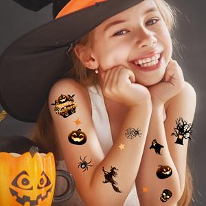 Tatuagens Adesivas Figuras Sombrias de Halloween