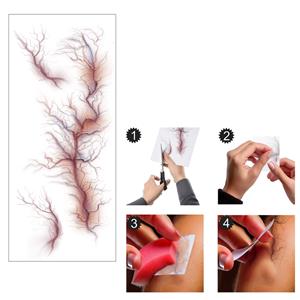 Tatuagens Adesivas Veias Faciais