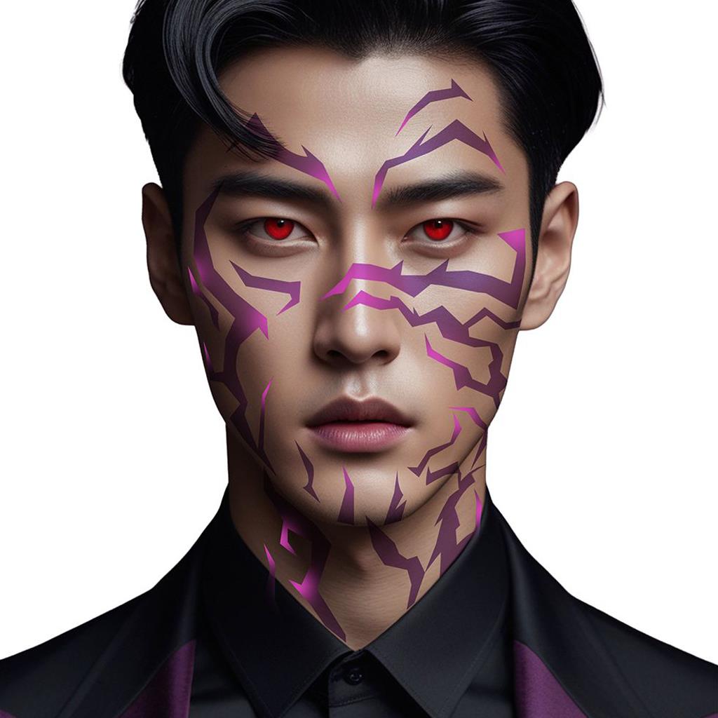 Tatuagens Temporárias Rachaduras Demoníacas