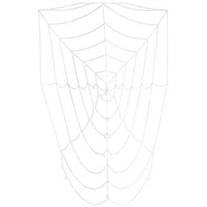 Teia de Aranha Branca Decorativa, 2,10 mt
