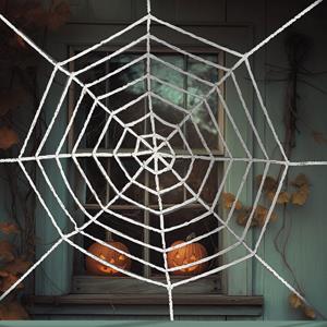 Teia de Aranha Branca Decorativa, 2,10 mt