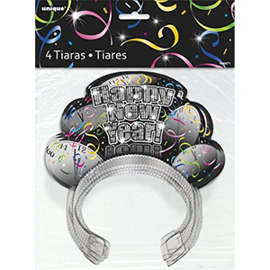 Tiara Happy New Year , 4 Unid.