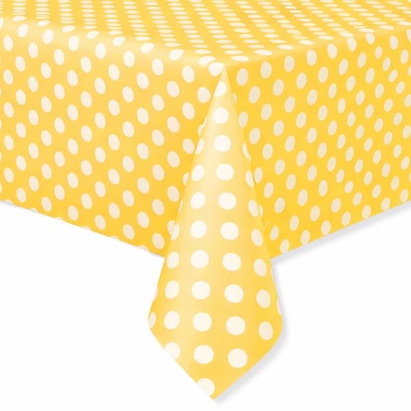 Toalha Amarela Bolinhas, 1.37 x 2.74mt
