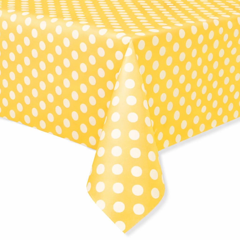 Toalha Amarela Bolinhas, 1.37 x 2.74mt