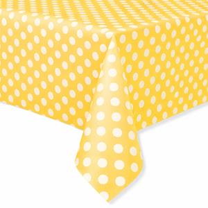 Toalha Amarela Bolinhas, 1.37 x 2.74mt