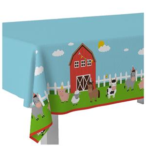 Toalha Azul Animais da Quinta, 1,20 X 1,80 mt