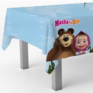 Toalha Festa Masha e o Urso, 1,20 x 1,80 mt