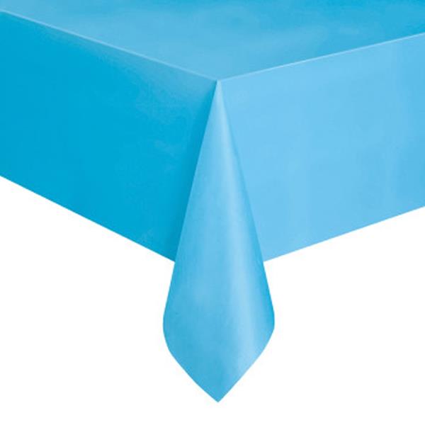Toalha Mesa Azul Claro, 137 x 274 cm