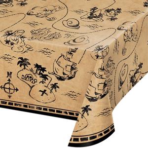 Toalha Pirata Mapa do Tesouro, 137 x 259 cm