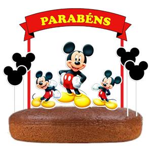 Topo de Bolo Mickey