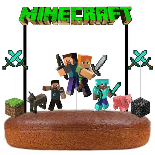 Topo de Bolo Minecraft