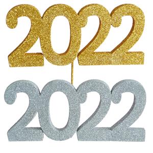 Topper 2022 com Glitter