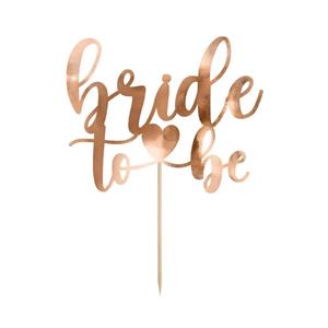 Topper Bride to Be Rosa Gold