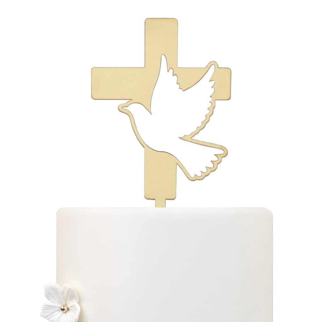 Topper Cruz com Pomba