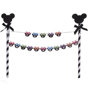 Topper Feliz Aniversário Mickey