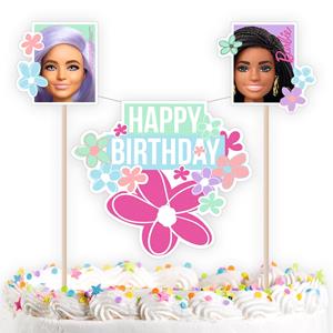 Topper Happy Birthday Barbie Sweet Life