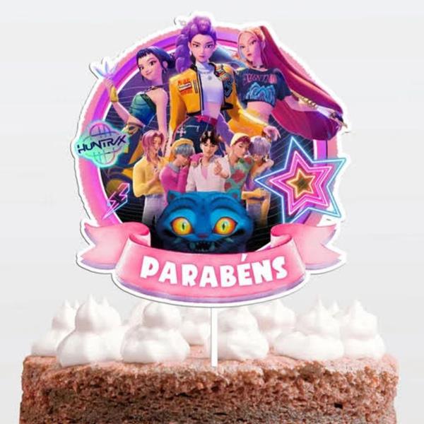 Topper Parabéns Guerreiras K-Pop
