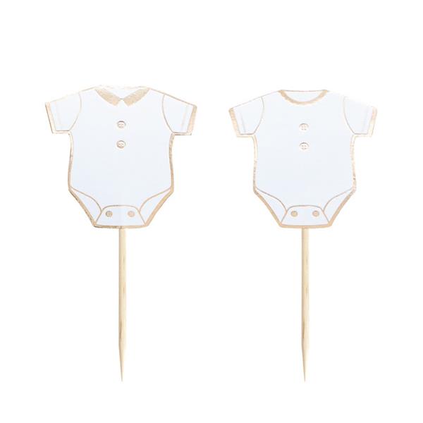 Toppers Babygrow Branco, 10 unid.