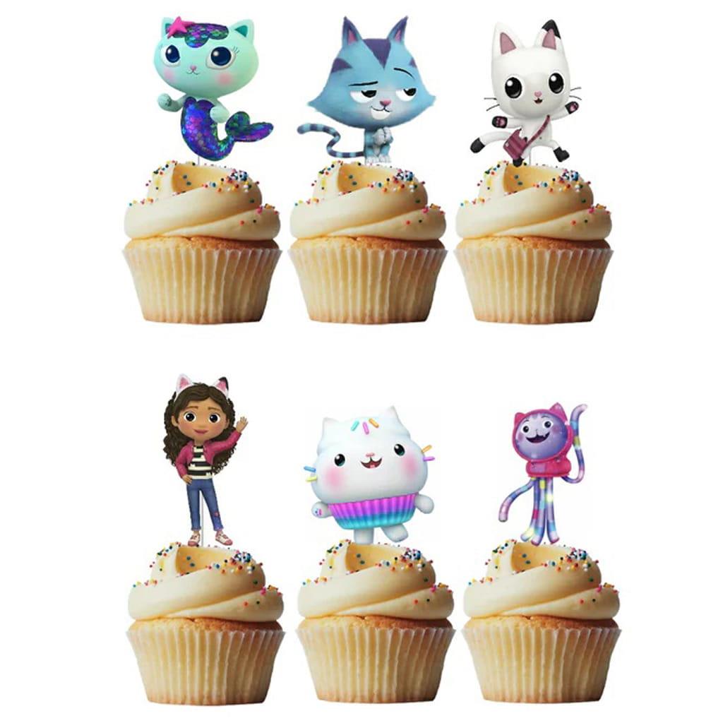 Toppers Casa das Bonecas da Gabby, 6 unid.