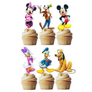 Toppers Casa do Mickey Mouse, 6 unid.