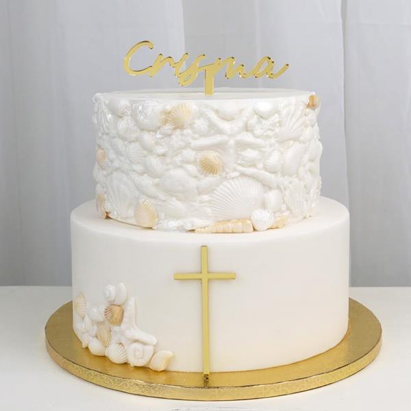 Toppers Crisma e Cruz, 2 unid.