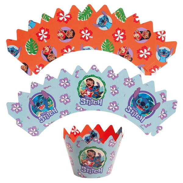 Toppers e Cupcake Wraps Stitch
