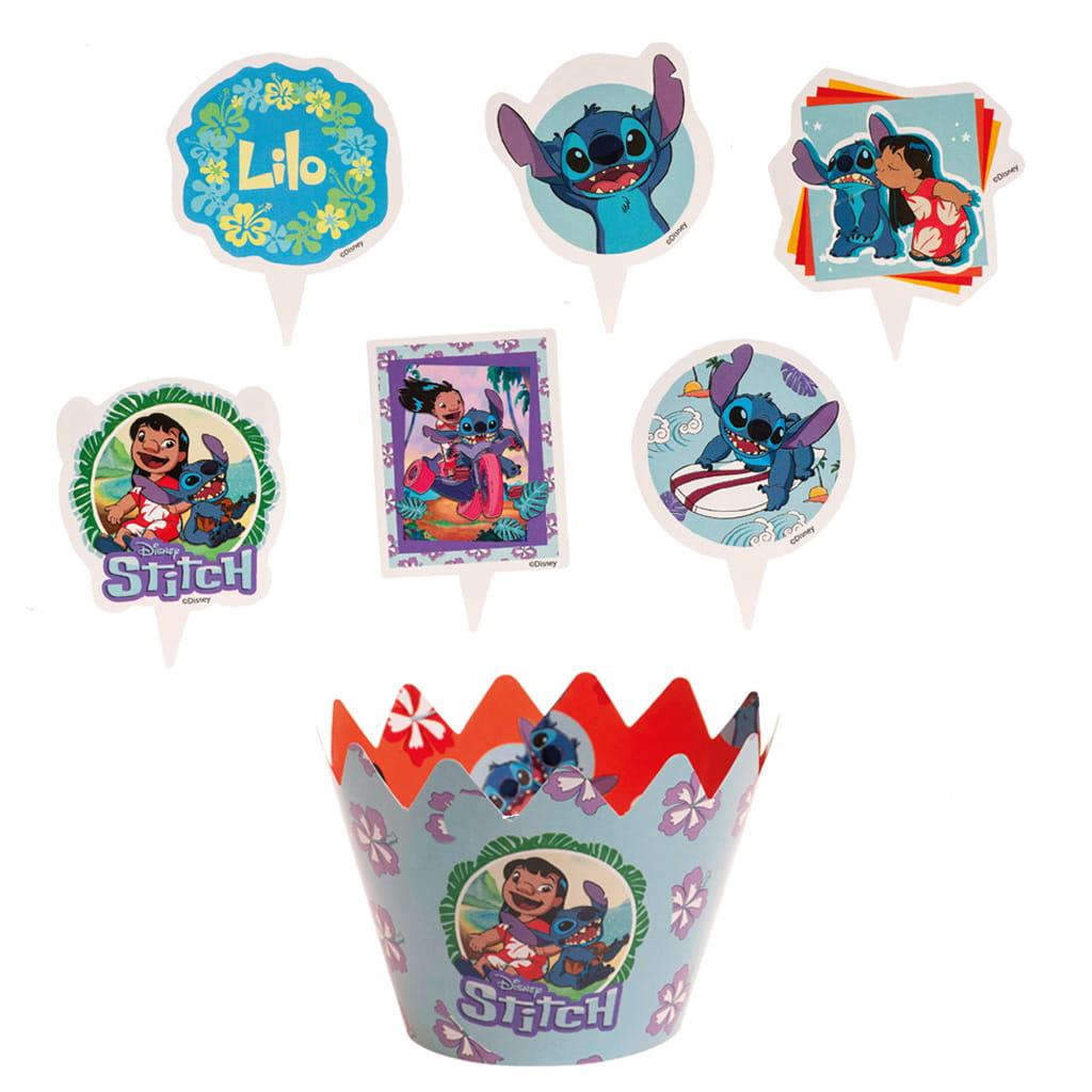 Toppers e Cupcake Wraps Stitch