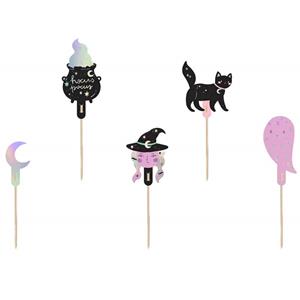 Toppers Figuras Halloween, 6 unid.