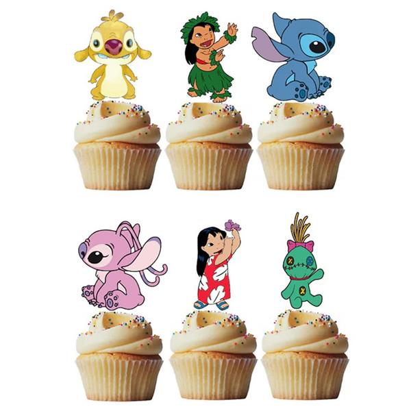 Toppers Lilo e Stitch, 6 unid.
