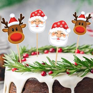 Toppers Pai Natal e Rena, 12 unid.