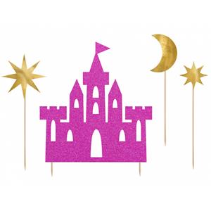 Toppers para Bolo Princesas, 4 unid.
