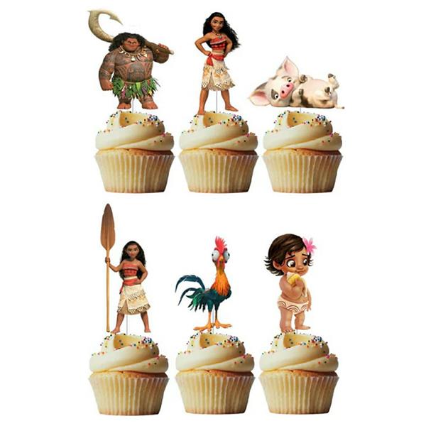 Toppers Vaiana, 6 unid.