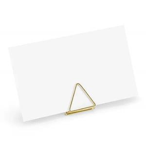 Triângulos Dourados Marcadores de Lugar, 10 unid.